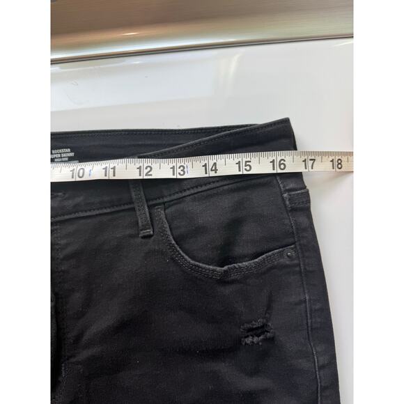 Old Navy Super Skinny High Rise Jeans Size 14 Black - Picture 4 of 8